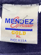 MENDEZ T-Shirt Fantasy Logo Μπλε Unisex XL