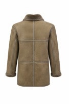'80S VINTAGE  COAT BEIGE MEN PRE OWNED L