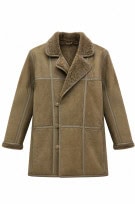 '80S VINTAGE  COAT BEIGE MEN PRE OWNED L