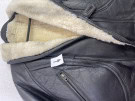 70s VINTAGE ΜΠΟΥΦΑΝ ΔΕΡΜΑΤΙΝΗ BORGO PERSIAN NERO ΑΝΤΡΙΚΟ PRE OWNED L