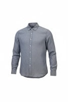 MICHAEL KORS CAMICIA CLASSIC BLUE GREY UOMO PRE OWNED M