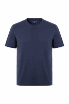 MICHAEL KORS T SHIRT MINIMAL NAVY MEN PRE OWNED M
