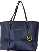 MICHAEL KORS BORSA TOTE CLASSICA BLU NAVY DONNA PRE OWNED