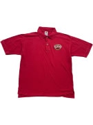 Midwest Embroidery Polo Shirt Indianapolis 500 Logo Red UNISEX L