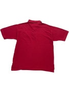 Midwest Embroidery Polo Shirt Indianapolis 500 Logo Red UNISEX L