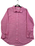 MILLERS LINEN BLEND CASUAL SHIRT PINK WOMEN'S L pre-owned