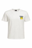 MIO GRAPHIC TEE RETRO OFF WHITE UOMO PRE OWNED L