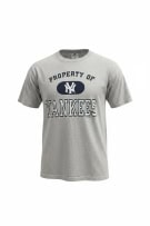 MIRO T-shirt NEW YORK YANKEES VINTAGE Logo Grigio UNISEX L usata