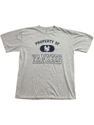 MIRO T-shirt NEW YORK YANKEES VINTAGE Logo Grigio UNISEX L usata