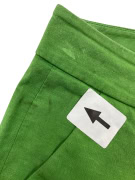 MISSONI VINTAGE LINEN-BLEND TROUSERS GREEN WOMEN M