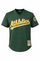 MITCHELL AND NESS ΦΑΝΕΛΑ ATHLETICS ΠΡΑΣΙΝΟ ΑΝΤΡΙΚΟ PRE OWNED 3XL