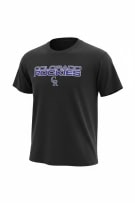 MLB Colorado Rockies T-Shirt Big Logo Black Unisex L