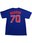 MLB GENUINE MERCHANDISE T-SHIRT CHICAGO MLB ΛΟΓΟΤΥΠΟ ΜΠΛΕ UNISEX LARGE preowned