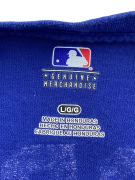 MLB GENUINE MERCHANDISE T-SHIRT CHICAGO MLB ΛΟΓΟΤΥΠΟ ΜΠΛΕ UNISEX LARGE preowned