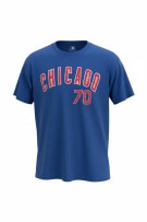 MLB GENUINE MERCHANDISE T-SHIRT CHICAGO MLB ΛΟΓΟΤΥΠΟ ΜΠΛΕ UNISEX LARGE preowned