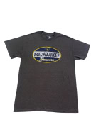 MLB GRAPHIC TEE SPORTSWEAR CHARCOAL MEN PRE OWNED M
