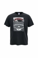 MLB T-Shirt Angels Big Logo Μαύρο Unisex XL