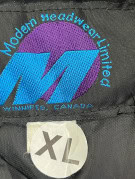 MODERN HEADWEAR ΜΠΟΥΦΑΝ BOMBER RETRO SPORTSWEAR ΜΑΥΡΟ ΜΠΛΕ ΑΝΤΡΙΚΟ PRE OWNED XL