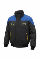 MODERN HEADWEAR ΜΠΟΥΦΑΝ BOMBER RETRO SPORTSWEAR ΜΑΥΡΟ ΜΠΛΕ ΑΝΤΡΙΚΟ PRE OWNED XL