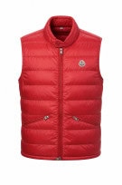 MONCLER ΑΜΑΝΙΚΟ ΜΠΟΥΦΑΝ ΜΕ ΚΑΠΙΤΟΝΕ ΚΟΚΚΙΝΟ ΑΝΤΡΙΚΟ PRE OWNED S
