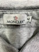MONCLER ΜΠΛΟΥΖΑ POLO LOGO PATCH ΓΚΡΙ UNISEX M