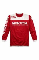 Montesa Vintage Long Sleeve Sports Jersey Logo Red Men’s L