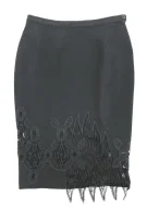 Moschino Couture Μαύρη Φούστα με Δαντέλα Γυναικεία L
