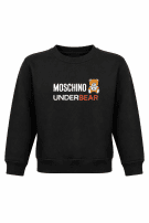MOSCHINO FELPA STREETWEAR NERO UOMO PRE OWNED L