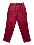 Moschino Jeans Pantaloni in velluto vintage rossi da donna XS