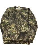 MOSSY OAK Felpa con motivo mimetico stampato all-over UNISEX L
