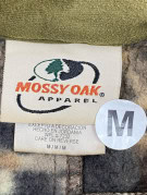 MOSSY OAK ZIP FLEECE JACKET CAMO OLIVE MENS PRE OWNED M