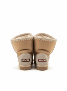 MOU LOW BOOTS FUR LINED BEIGE WOMEN PRE OWNED EU 36