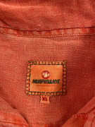 MURPHY & NYE Linen Shirt With Logo Orange Women's XL