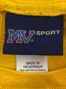 MV SPORT T-shirt con logo University Iowa Hawkeyes Giallo Unisex L