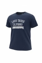 MV SPORT T-Shirt Lake Tahoe California Logo Μπλε Unisex M