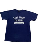 MV SPORT T-Shirt Lake Tahoe California Logo Μπλε Unisex M