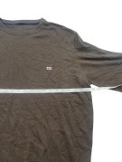 NAPAPIJRI KNIT SWEATER MINIMAL BROWN MENS PRE OWNED XL