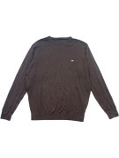 NAPAPIJRI KNIT SWEATER MINIMAL BROWN MENS PRE OWNED XL