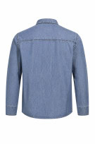 NAPAPIJRI ΠΟΥΚΑΜΙΣΟ DENIM ΜΠΛΕ ΑΝΤΡΙΚΟ PRE OWNED M