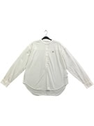 NAPAPIJRI MANDARIN COLLAR SHIRT LOGO OFF-WHITE MENS M