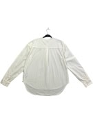 NAPAPIJRI MANDARIN COLLAR SHIRT LOGO OFF-WHITE MENS M