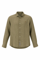 NAPAPIJRI SHIRT MINIMAL KHAKI MEN PRE OWNED M/L