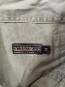 NAPAPIJRI VINTAGE SHIRT WITH LOGO KHAKI WOMEN M