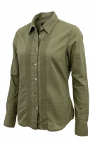 NAPAPIJRI VINTAGE SHIRT WITH LOGO KHAKI WOMEN M