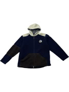 NAPAPIJRI ZAKETA FLEECE VINTAGE ΜΠΛΕ ΚΑΦΕ ΑΣΠΡΟ ΑΝΤΡΙΚΟ L pre-owned