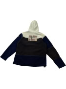 NAPAPIJRI ZAKETA FLEECE VINTAGE ΜΠΛΕ ΚΑΦΕ ΑΣΠΡΟ ΑΝΤΡΙΚΟ L pre-owned