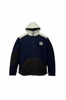 NAPAPIJRI ZAKETA FLEECE VINTAGE ΜΠΛΕ ΚΑΦΕ ΑΣΠΡΟ ΑΝΤΡΙΚΟ L pre-owned