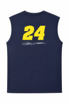 NASCAR T SHIRT GRAPHIC RETRO NAVY UOMO PRE OWNED XL