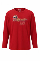 CHASE AUTHENTICS  T SHIRT GRAPHIC RED MEN PRE OWNED 2XL