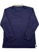 NAUTICA LONG SLEEVE POLO CLASSIC NAVY MENS PRE OWNED L